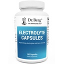 Dr. Berg Electrolyte Kapsle - Elektrolytové doplňky pro podporu energie, vytrvalost a hydratace - Bez cukru, No Maltodextrin, Keto Friendly - 160 Caps