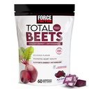 Force Factor Total Beets Soft Chews with Beetroot, Nitrates, L-Citrulline, Grapeseed Extract, and Antioxidants, Health Energy Supplement with Elite Ingredients, Heart Health Superfood, 60 Chews