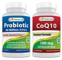 Nejlepší Naturals Probiotic 10 Strains & 30 Billion CFU & COQ10 100 mg