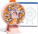 Odaro Velké Pill Disperser, Týdenní Pill Organizátor 7 den Am Pm / 14 Den Pill Box, Denní Medicine Pill Organizátor s Wall- Mounted nebo Stálé použití pro vitamín, dodatek, medicína - Růžová