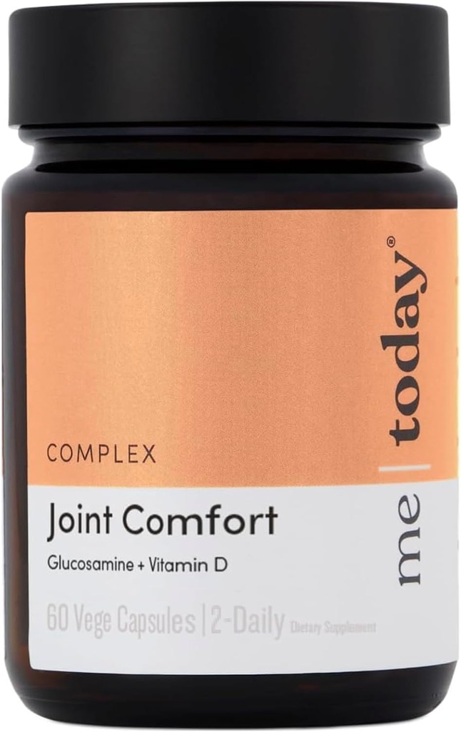 mě dnes Joint Comfort Dodatek - Glucosamine, Chondroitin & Vitamin D pro společnou mobilitu a podporu kostí - Clean Formule pro muže a ženy - 60 Vege Kapsle