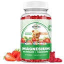 Komplex hořčíku Gummies - Klidná Žvýkací gumy pro děti a adulty - Magnesium Glycinát doplněk w / Omega33, Vitamin B6, D3- Podpora klidového stresu Relief, Kosti, Mood, Jahoda Flavor