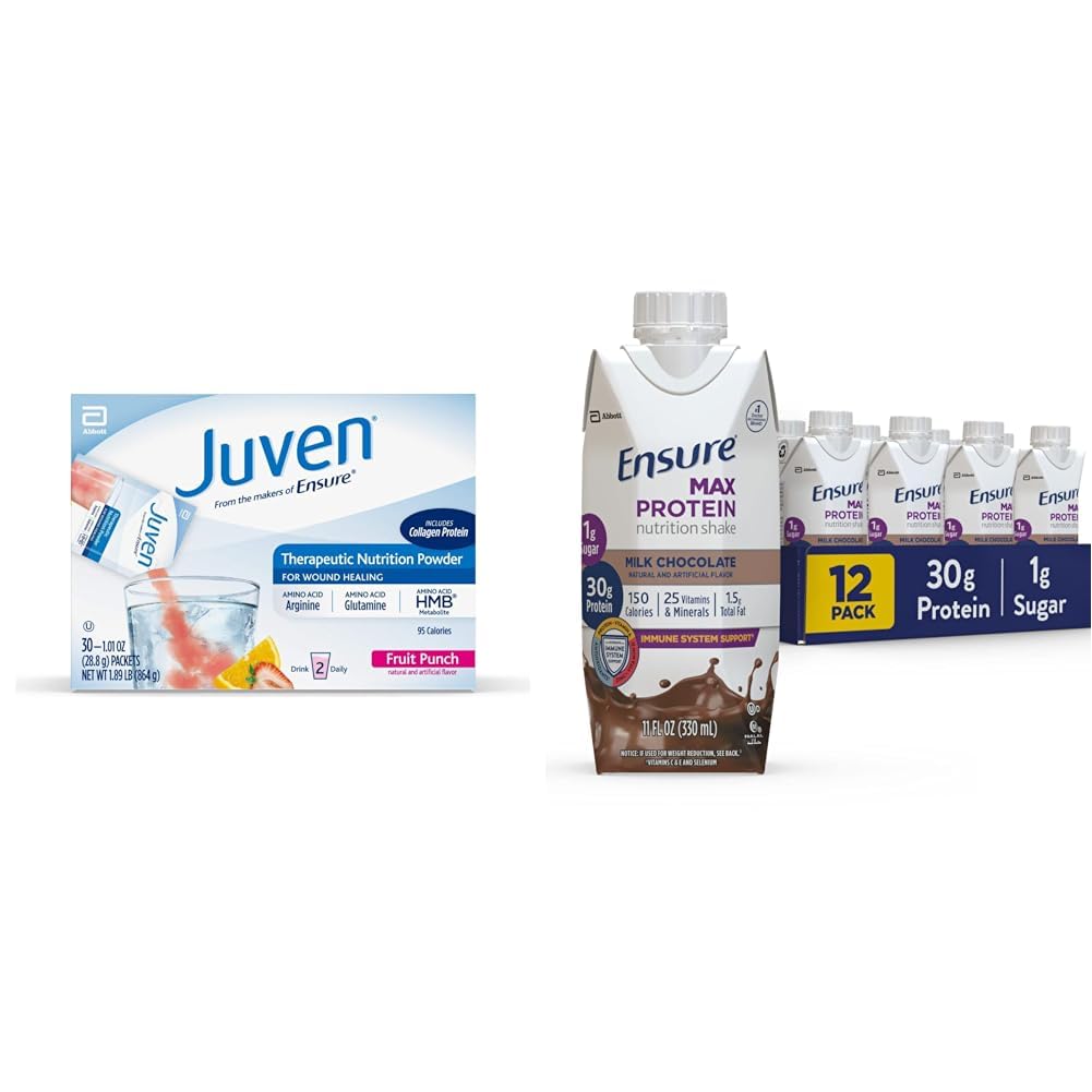 Juven Terapeutické Nutrition Drink Mix Prášek pro léčbu zranění Podpora a zajistit Max Protein Nutrition Shake s 30g proteinu