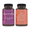 Reserveratrol & Ultra Collagen Booster - Resveratrol & Collagen Kapsle pro buněčnou a kožní podporu - Funkce Dermaval - 60 Kapsle, 90 Ultra Collagen Booster Kapsle