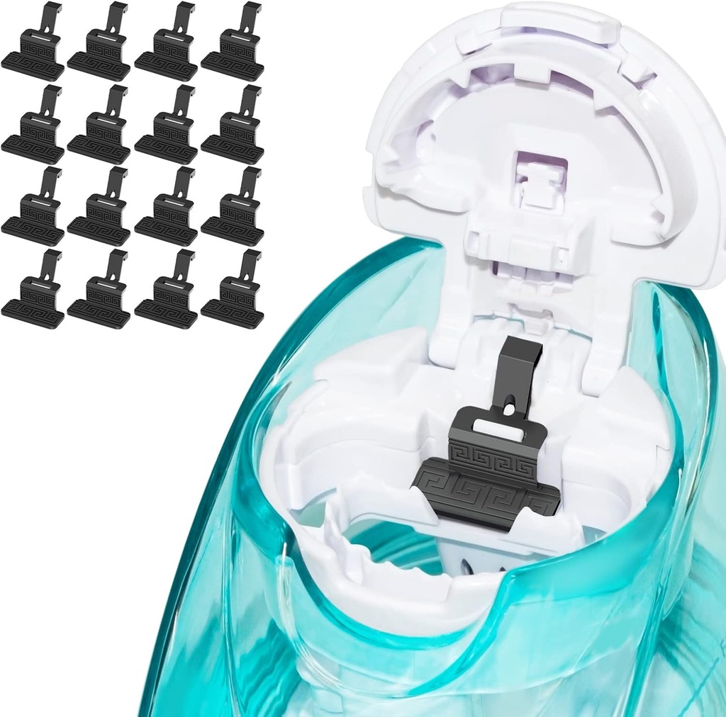 FireAnt Silicone Saline Pods Náhrady příslušenství Kompatibilní s Navage Nasal Care, 16 Pack Reuse Silicone Salt Pads Replacements, Easy Operation (Black 16 Balení)