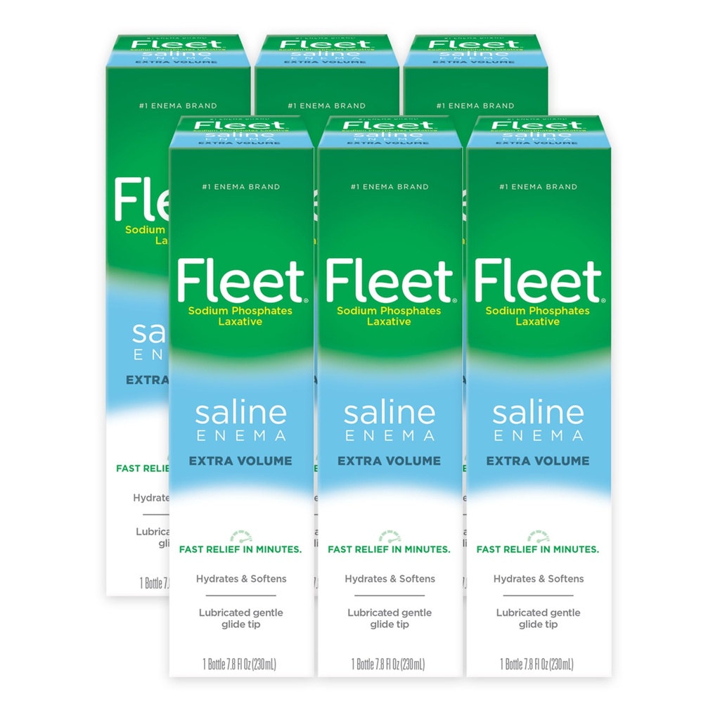Fleet Laxative Saline Enema, 7.8 Fl Oz (balení po 6)