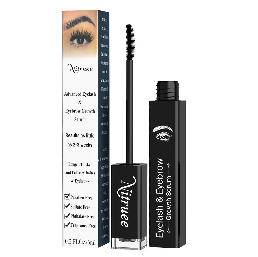 Eylash Growth sérum - Lash sérum pro Eylash Growth - Eylash a Eyebrow Growth sérum dosáhnout prodloužení, Fuller řasy a brows- Vylepšit přírodní řasy s výkonným Eylash sérum vzorec