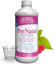 Poklad pohřbený Prenatal Plus DHA Complete, 16 oz Orange Banana Flavor, High potency Liquid Formule dodatek pro dříve, během těhotenství, přírodní DHA Omega3 Iron Vegetarian Safe w / dávkovací pohár
