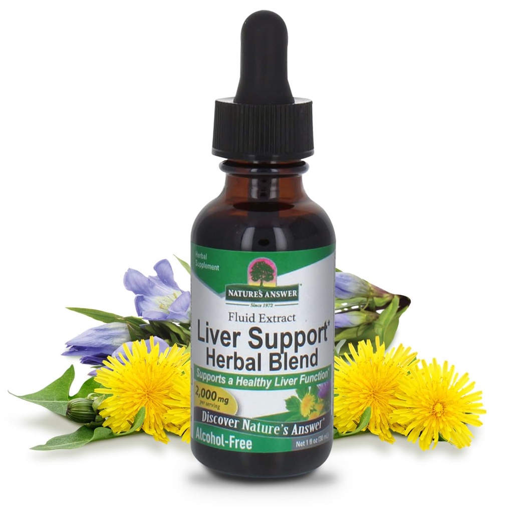 Nature 's Answer Alcohol- Free Jacob Support, 1- Fluid Ounce Agree124; Podporuje zdravé funkce jater Agree124; Natural Cleanser & Detoxifier Agree124; Podpora celkového zdraví