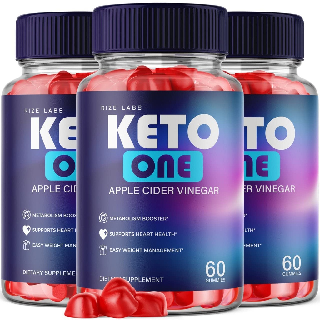 rize laboratoře - Keto One ACV gumies for Weight Loss - s jablečným octem - Advanced Formule Energy Supplement Burns Belly Fat (180 Gumies)