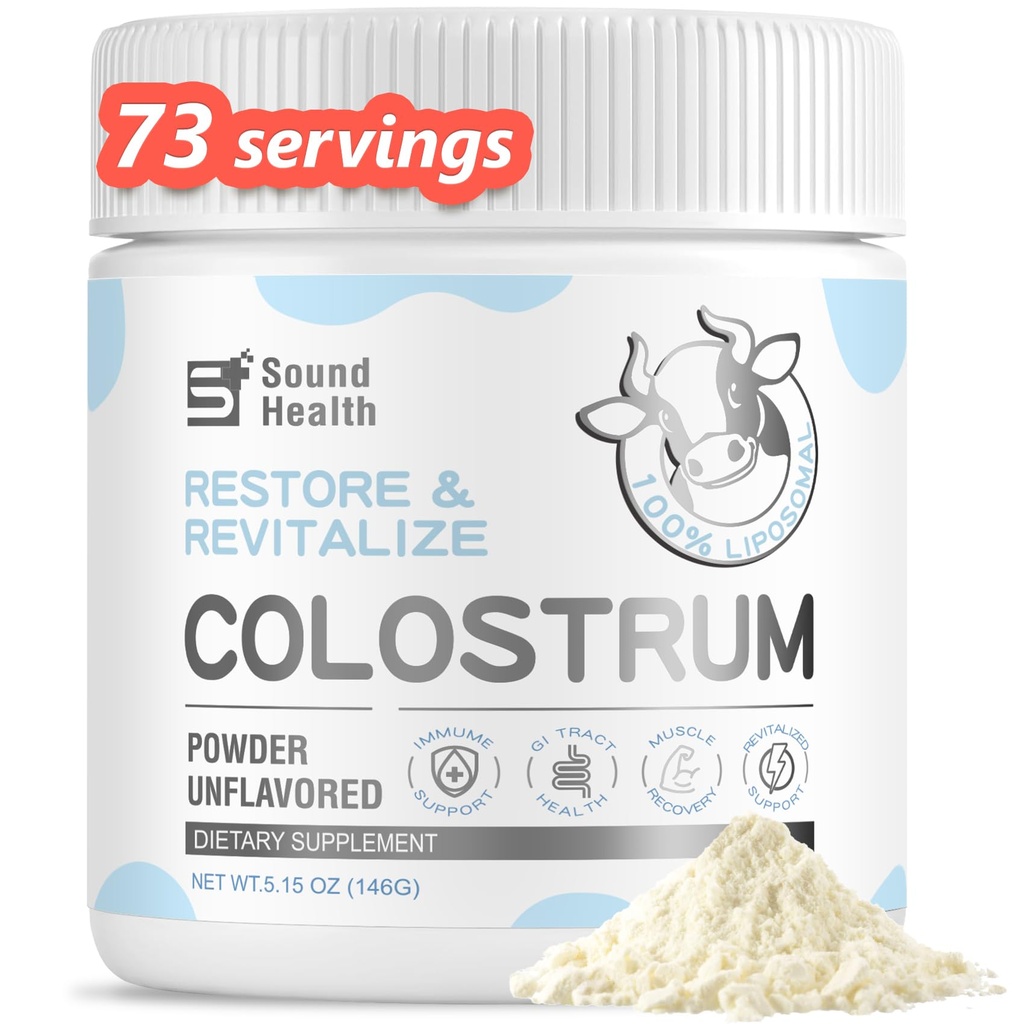 Mlezivo Supplement Powder for people - Organic Bovine Colostrum Supplement for Gut Health, Hair Growth, Beauty, and Imunitary Support - Neochucené (73 Služeb)
