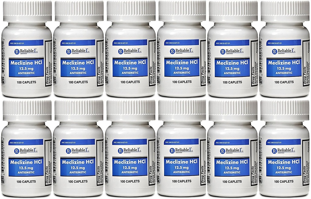 Meklizin 12, 5 mg Antiemetika, pohybová nemoc 100 kapslí BALENÍ 2