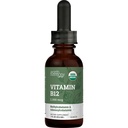 Organic Vegan Vitamin B12 Sublingual Liquid Supplement - 2500mcg Methylkobalamin Drops for Natural Energy, Metabolismus Zdraví a imunitní systém Podpora - 1 Fl Oz