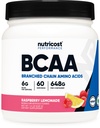 Nutricost BCAA Powder (Raspberry Lemonade, 60 Servings) - Optimální 2: 1: 1 poměr