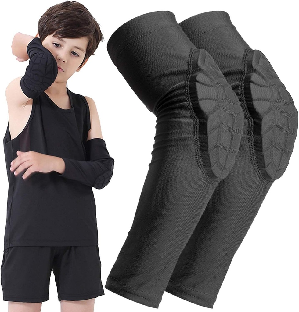 Děti Mládež 5-15 Roky polstrované Arm Knee Rukáv Kompresní Leg Protection