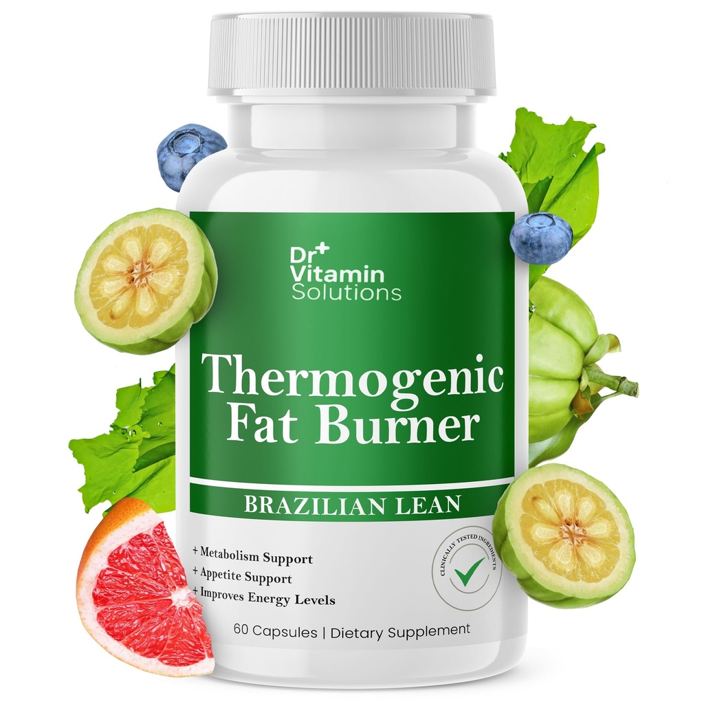 Termogenní spalovač tuků Brazilský Lean, hubnutí pilulky pro ženy, Waist Trimmer & doplňky pro nadýmání pro ženy a muže, 60 Kapsle