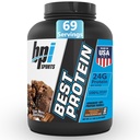 BPI Sports Best Protein - 100% syrovátkový proteinový prášek - růst svalů, zotavení, náhrada jídla - No Fillers, gluten Free - Nejlepší proteinový prášek pro muže a ženy 124; Chocolate Brownie - 5.1 Pounds