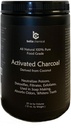 Large - Less- Mess Jar Coconut Activated Charcoal Powder - Bulk - Potraviny stupeň, Kosher, NSF - Bělení zubů, Facial Scrub, Mýdlo