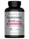 NeoCell Hyaluronic kyselé tobolky, esenciální lubrikant, podporuje hydrataci tkání, gluten zdarma, 60 Počet, 1 lahvička