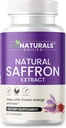 Přírodní saffron doplňky - Čisté Premium Extract Kapsle - Podpora nálady - Oční podpora - Energie - Made in USA - 88.50 mg - 60 pilulky - Optimalizované - Pastillas de Azafran