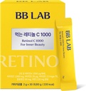 BB LAB Retinol C 1000, Prášková směs s vitaminem C, Retinol, Vitamin E, B5 & Zinek pro zářivou pleť, Korea Vnitřní Kosmetický dodatek pro Healthy- Looking Skin