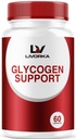 1 balení - Glycogen Support, Glycogen Control Advanced Formule, Glycogen Kapsle, Glycogen Fix s účinnými přísadami, 30 Kapsle per Lahvička po dobu 30 dní