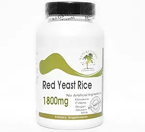 Red Yeast Rice 1800mg ~ 180 Kapsle - Žádné přísady ~ Naturetition doplňky