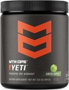 MTN OPS Yeti Pre- Workout Powder Energy Drink with Creatine, 200mg Caffeine & BCAA with Beta Alanine, 30- Serving Tub, Green Apple