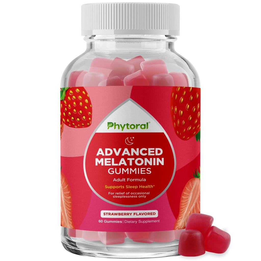 Melatonin Gummy Vitamíny Spánkový dodatek - Přírodní Dospělý Melatonin Gummies 5mg Deep Sleep Dodatek - 5mg Mood Support Restful Gummies and Nighttime Imunity