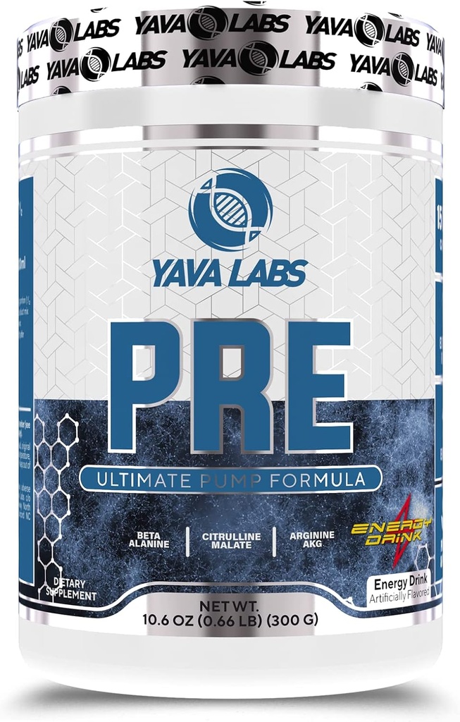 Yava Labs PRE Workout Ultimate čerpadlo Formule (Energy Drink)