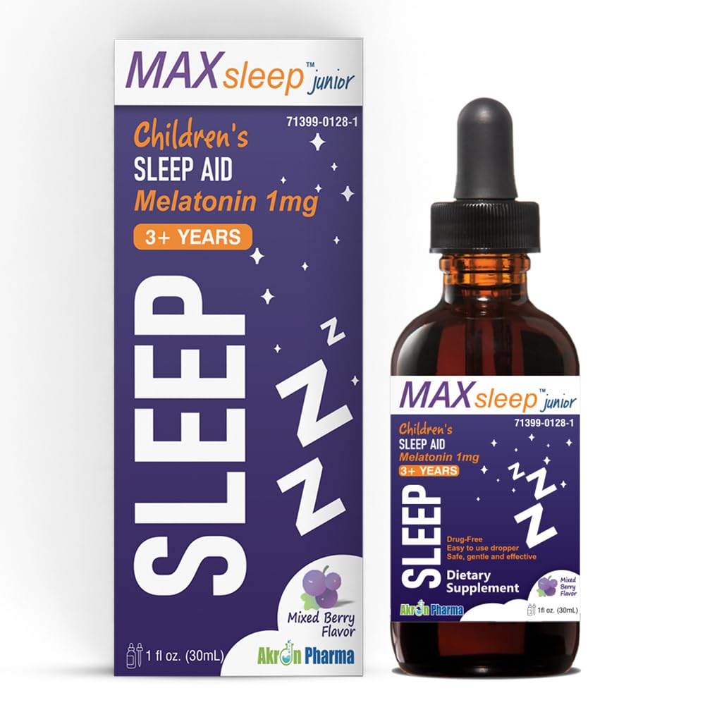 MAX Sleep Junior pro děti - Melatonin Sleep Drops pro sladké sny