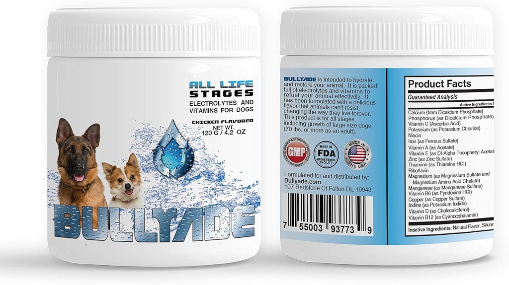 Natural Dog Dodatek s 18 Vitamíny a minerály. Směsi s vodou nebo jídlem. (Kuře)