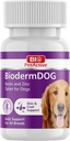 Bio Pet Active BiodermDOG 0.5 Zinek a biotin tablety pro psy, imunitní systém, kůže, plášť a nehty podpora pro psy, 1.32 oz, 75 Žvýkací tablety