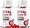 (2 Pack) Vital Grow XL Mužské gumy - mužský výkon Gummies 1050MG Vital GrowXL Blend, Vital Growth Gummy Advanced Gomitas Formule, 120 Gummies pro 2 měsíce