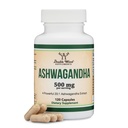 Ashwagandha Kapsle, 120 Počet (500mg Extract 20: 1 Potenciál) Adaptogen Stress Relief by Double Wood