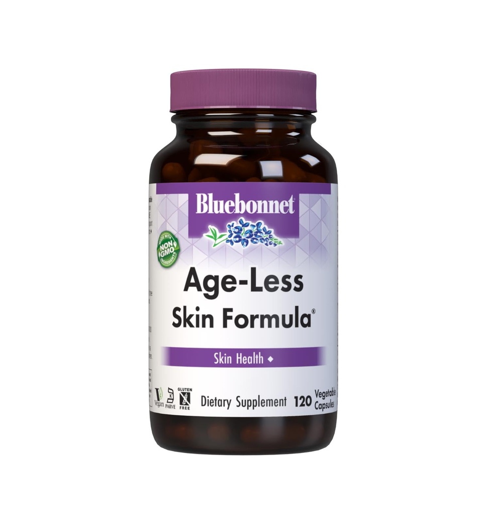 BlueBonnet Age- Menší kožní kapsle, bílé, zeleninové, 120 Počet