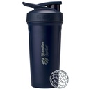 BlenderBottle Sport Izolovaný nerez ocel třepačka láhev s Wire Whisk, 24-Ounce, Navy - Protein Shake & Hydration pro sportovce & Fitness nadšenci, snadné míchání, Drinks studené, uzamykatelné Lid