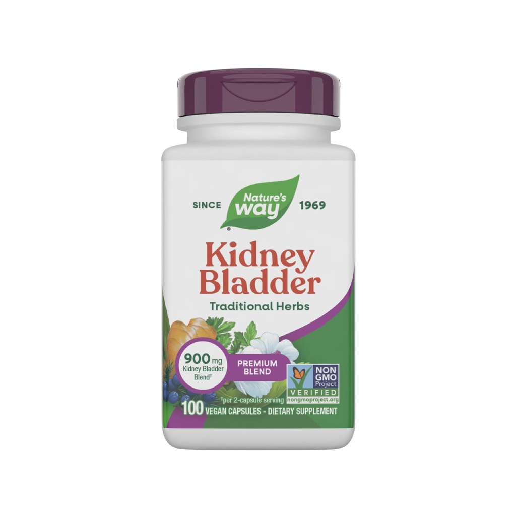 Příroda 's Way Ledviny žlučník Premium Směs, Tradiční Byliny Dodatek, 900 mg na 2-Capsule Serving, Non- GMO Projekt ověřen, Vegan, 100 Kapsle (Balení květen Vary)