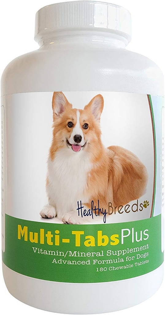 Zdravé plemeno Pembroke Welsh Corgi Multi- Tabs Plus žvýkací tablety 180 Počet