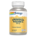 SOLARAY Lipozomální vitamín C 500mg - zvýšená absorpce vitaminu C Lipozomální směs s mastnými kyselinami - doplněk antioxidační a imunitní podpory - Vegan, 60denní záruka, 100 porcí, 100 VegCaps