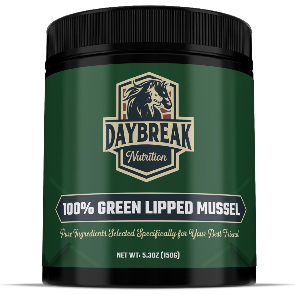 Pure Green Lipped Mussel Powder for Dogs and Cats - 100% New Zealand Green Lipped Mussels - Anti Inflaminating Supplement & Vitamíny na pomoc vaší pet Deal s artritidou, Joint Pain Relief - 150 Grams