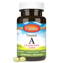 Carlson - Vitamin A, 15000 IU palmitátu (4500 mcg RAE), Vision Health & Health Skin, Imunitní funkce, 240 Softgels