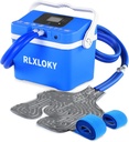 Cold Therapy Unit for Pain Relief, Cold Therapy System with Universal Ice Pack for Knee, Ankle, Ramender, Back, Ice Therapy Machine with Digital Timer and Ajustible Flow Speed