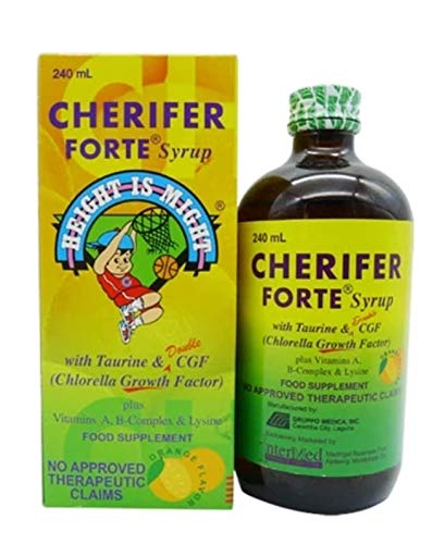 CHERIFER Forte Sirup s Taurine & Double Chlorella růstový faktor 240ml