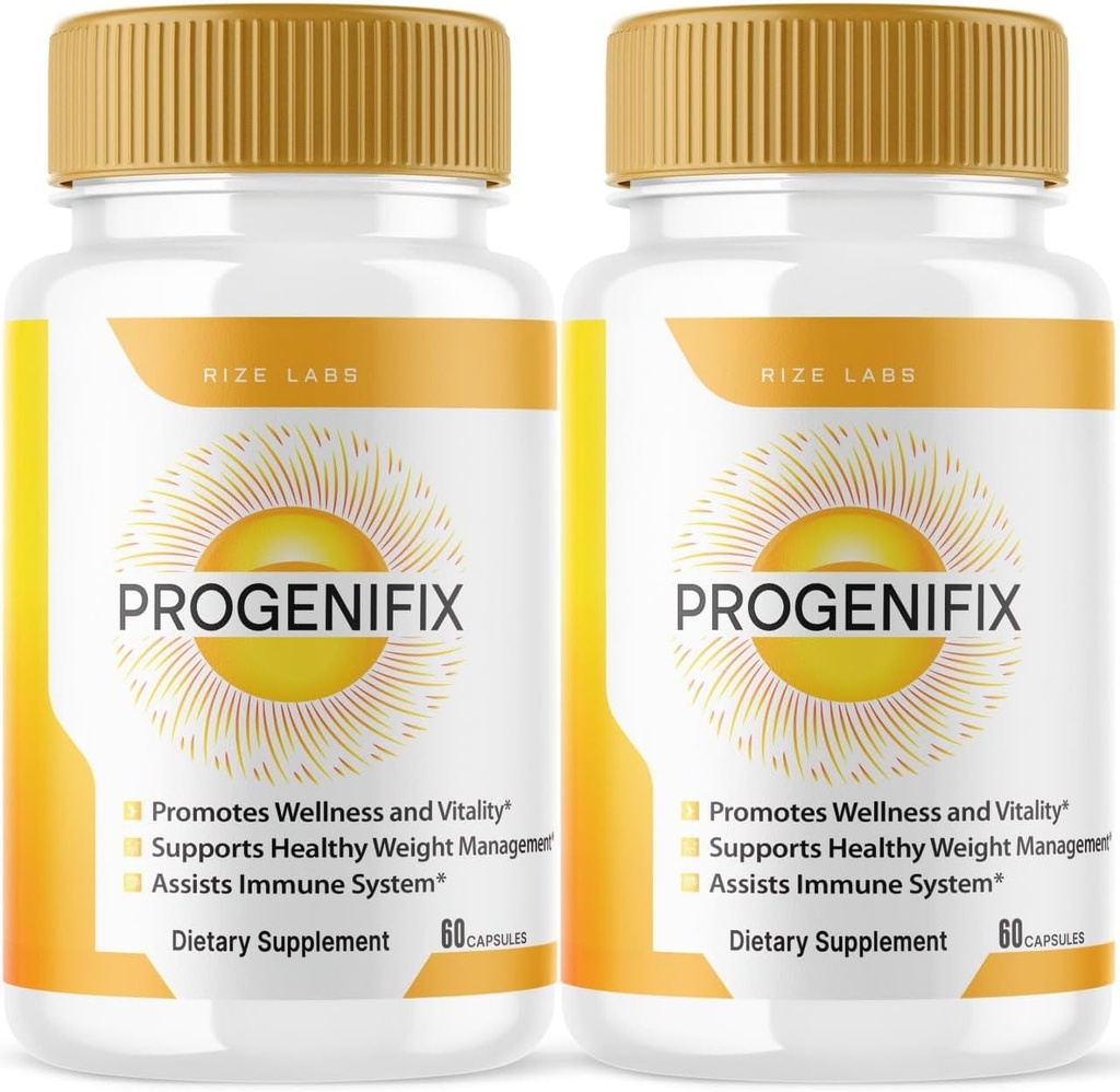 rize laboratoře (2 Pack) Progenifix doplněk hubnutí, Progenifix Kapsle Total Body Wellness, Progenifix Zdravý životní styl pro šťastný život, Progenifix Recenze (120 Kapsle)