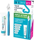 Pro: Nasal Cleansing Kit - Gentle Wand & Nasal Antiseptic Gel, Nose Cleaner a Nasal Moisturizer pro Suchý nos & Sinus Relief (Mint 1 Count, až 120 použití)