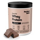 Perfektní Keto čisté syrovátkové bílkoviny prášek izolovat lahodné 100% tráva Fed strava náhrada Shake žádné potraviny, gluten Free, Soy Free, Non- GMO (Čokoláda)