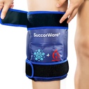Knee Ice Pack Wrap for Injuries Reuse - Horké a studené gelové tašky pro nohy, záda, ramena, paže, Elbow zranění, bolest úlevy, Otok, Kolenní náhradní chirurgie Navy Blue