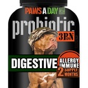 Armádní voják vlastněný psí probiotika pro kvasnice, Itchy Skin & Itchy Uší, Psí alergie Relief, Divestivní zdraví, Okusní Průjem & Imunitní Podpora, 3 miliardy CFU, 60 Yummy Žvýkačky
