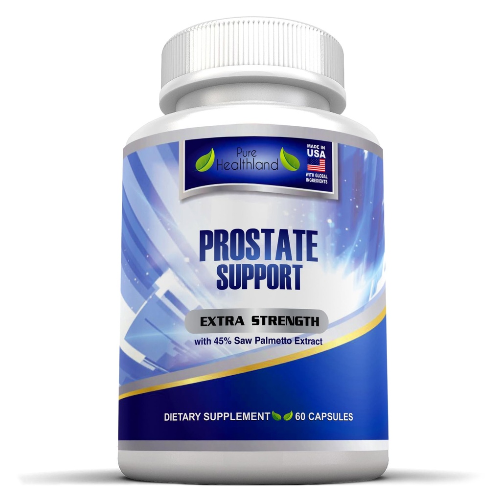 Prostate doplněk zdraví pro muže - 33 přírodních složek s 45% Saw Palmetto Extract